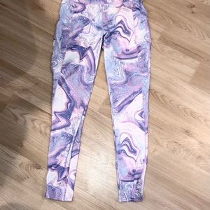 Girls mermaid inspired leggings